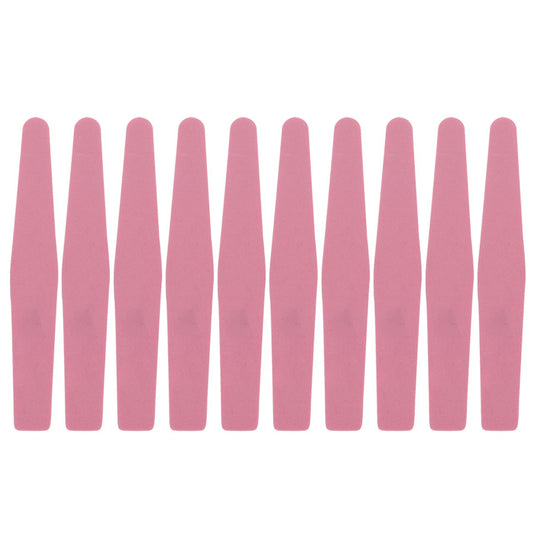 Lurrose 10pcs Nail Files Sponge Double Sided Nail Buffer Blocks Emery Boards for Manicure Polishing Boards Tools Pink