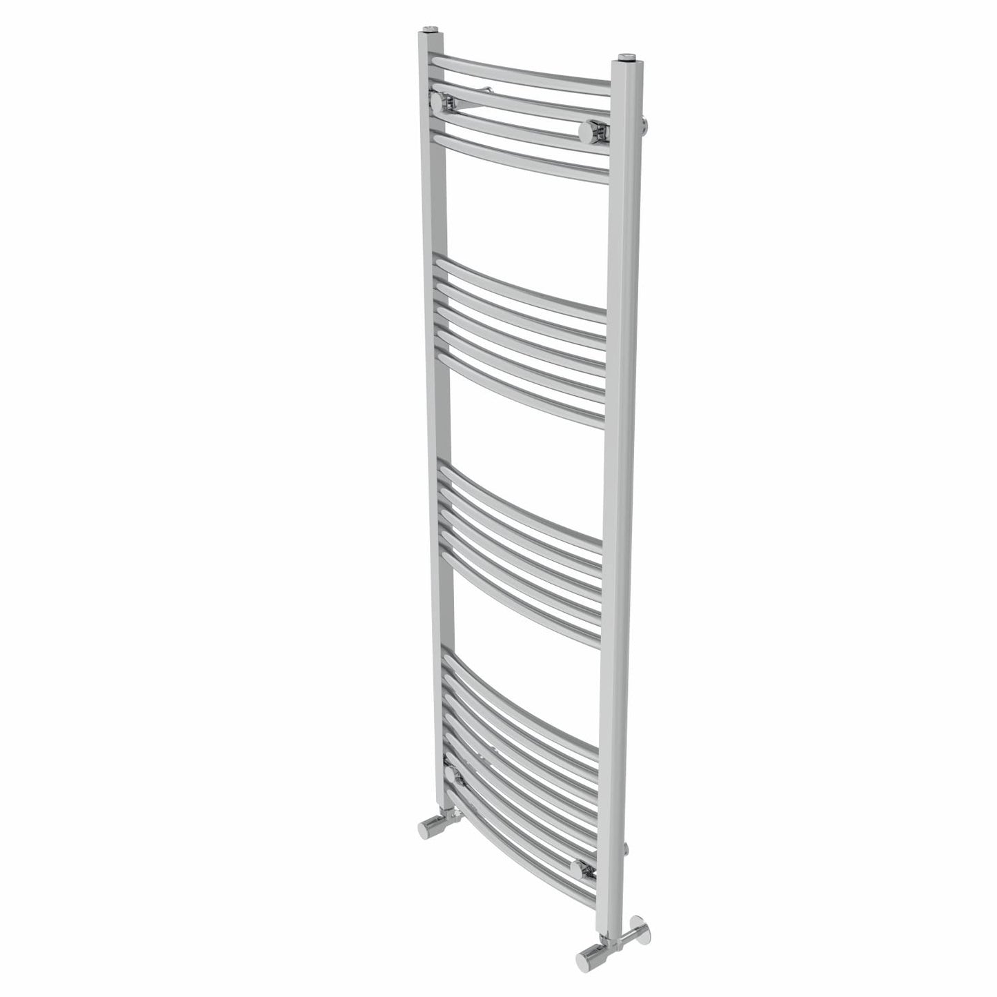 Warmehaus Curved Heated Towel Rail Chrome Radiator 1400x500mm
