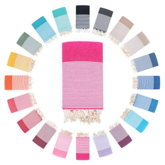 Darido Handmade Honeycomb Fouta Hammam Towel - XXL Sauna, Bath, & Beach Towel 100 x 200 cm - 100% Cotton - Lightweight, Soft & Absorbent - Multiuse &