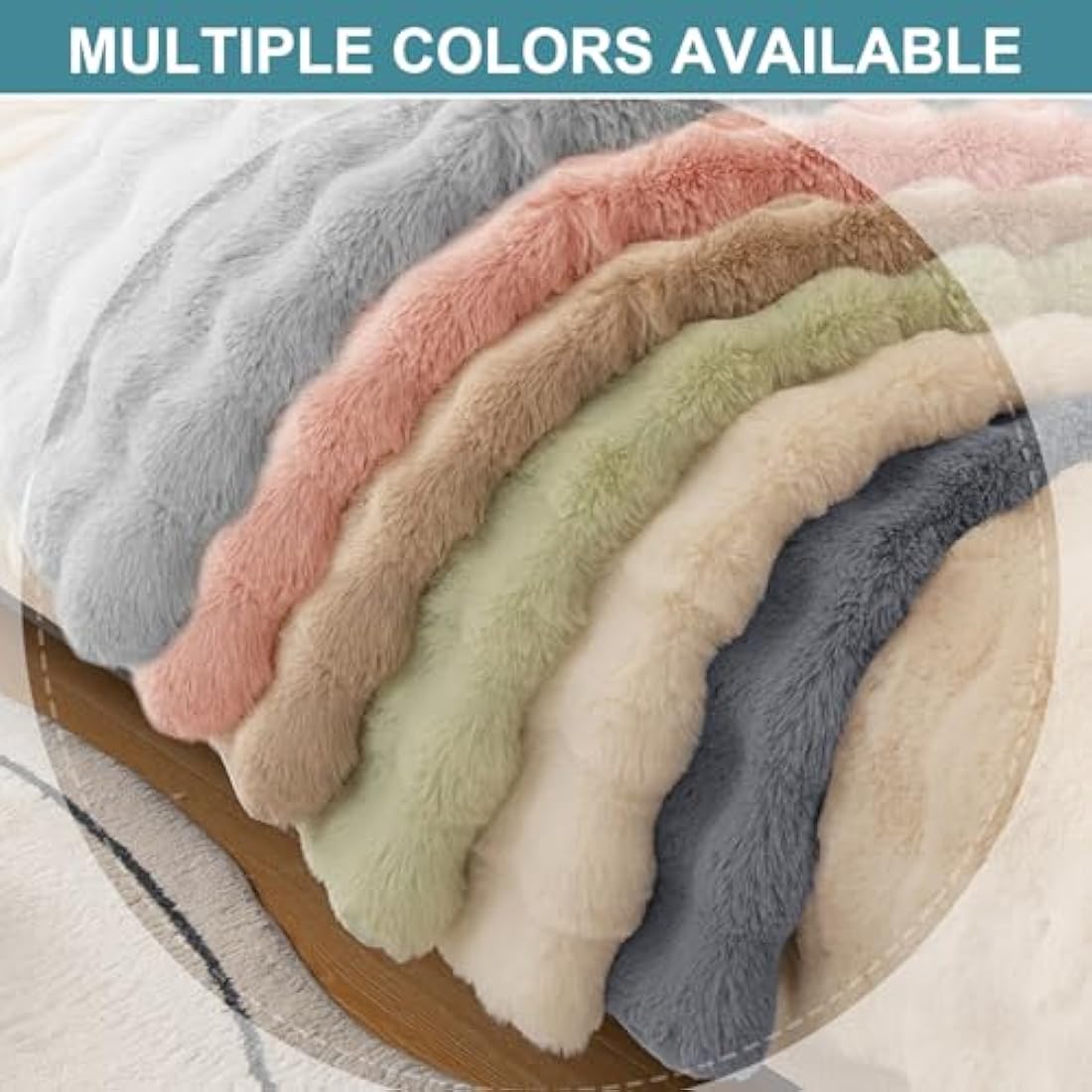 SHANNA Thick Rabbit Plush Sofa Cover 1 2 3 Seater, New Universal Non-Slip Corner Sofa Cover L Shape Super Soft Faux Fur Sofa Slipcovers for Living Room(Grey, 90 * 240cm Seater Cover)