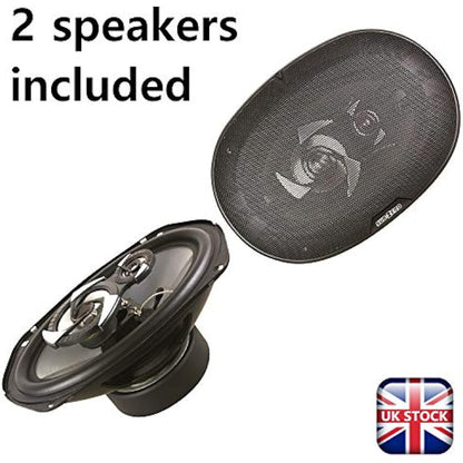Sakura SS3328 Sub-Zero Ice Speakers, 6 x 9 inch Triaxial, 450W