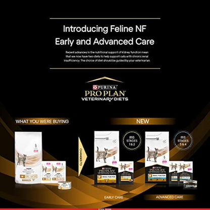 PRO PLAN VETERINARY DIETS NF Advanced Care Renal Function Wet Cat Food Chicken 10x85g, Pack of 4