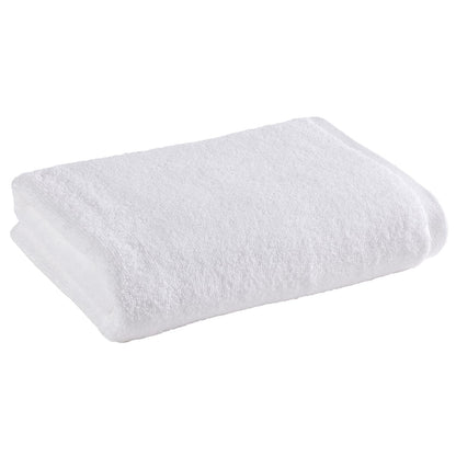 Christy Cirrus Lightweight Bath Towels | Set of 2 | Quick Dry | Super Soft and Fluffy | Lightweight Bathroom Shower Towels | 100% Cotton | White