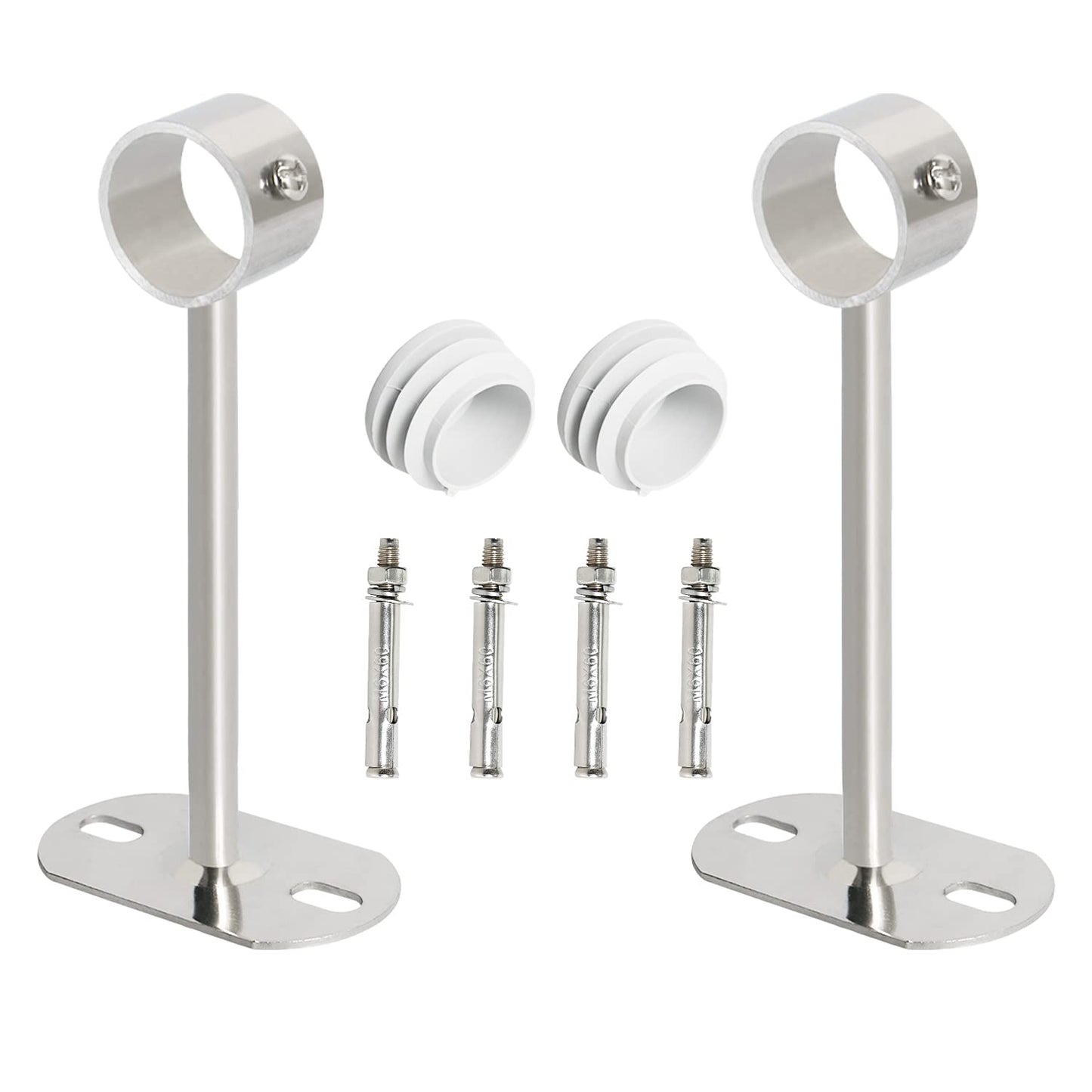 Aopin 2Pcs Ceiling Mount Bracket pipe hole diameter 32 mm(1-1/4"), length 250mm, suitable for ceiling or wall mounting