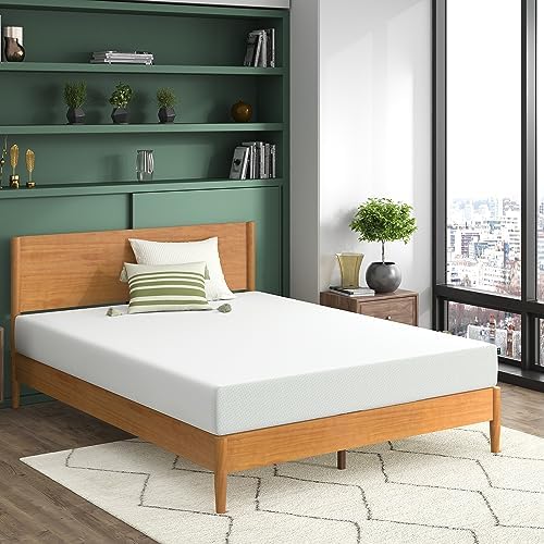 Zinus 3ft Single Mattress Memory Foam Infused with Green Tea - (90 x 190 cm) - 8'' Height - Medium Firm Orthopaedic Support - Lasting Freshness