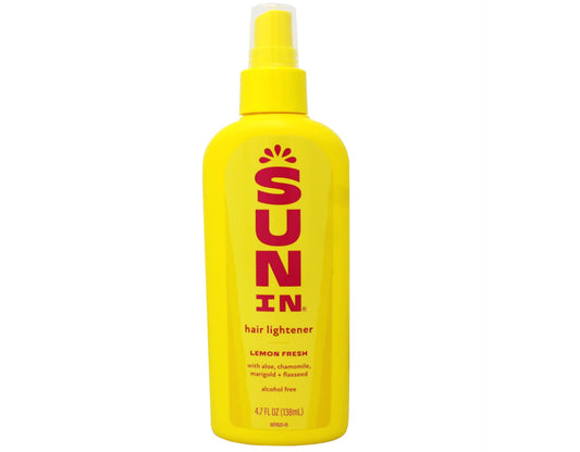 Sun In Hair Lightener Lemon - Enriched With The Natural Botanicals Aloe, Chamomile, Marigold and Flaxseed. Alcohol Free. Lemon Fresh Scent. 138