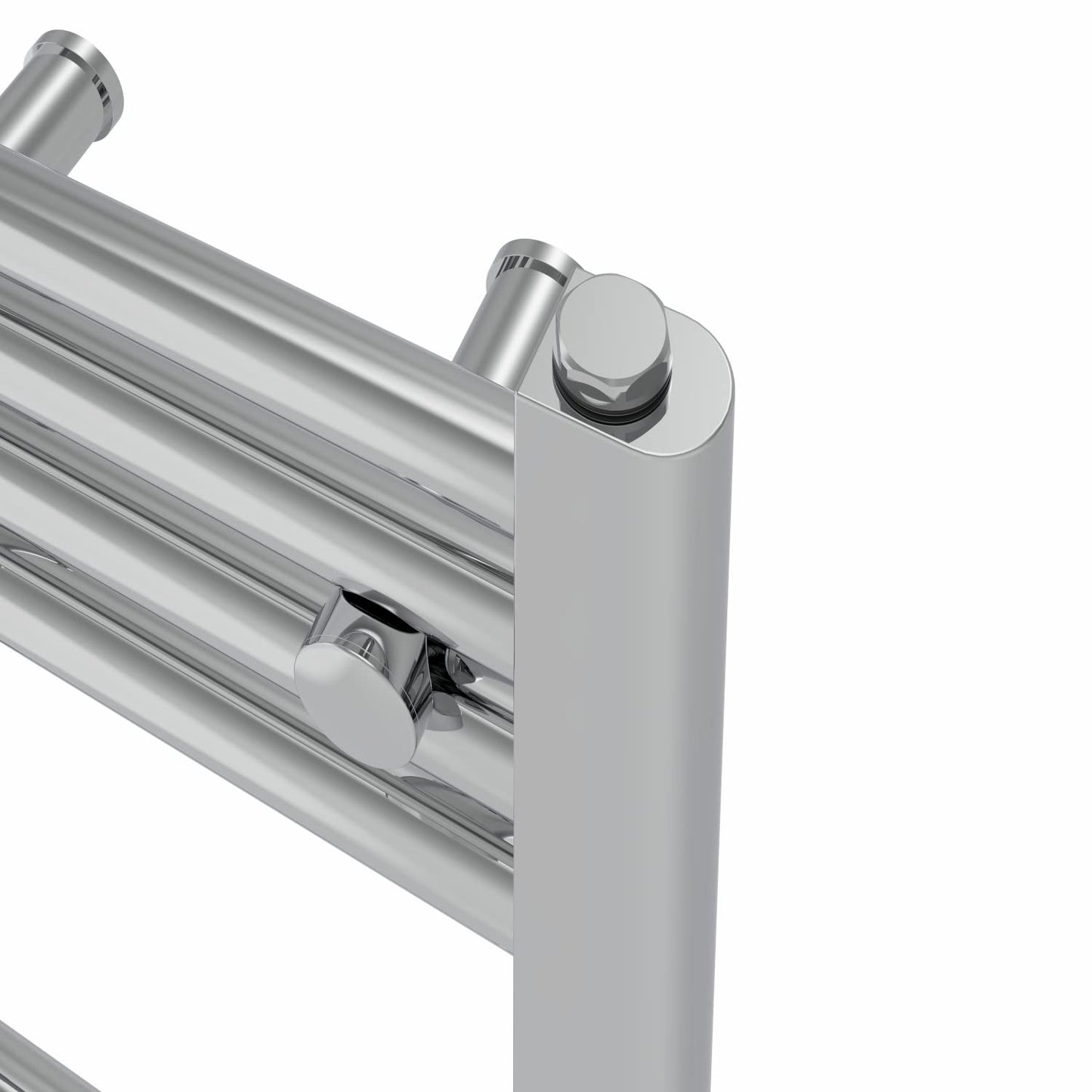 NRG Chrome Heated Towel Rail Straight Designer Radiator, 1600×400mm