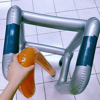 JZK Inflatable Zimmer frame walking stick toy, joke present for 50th 60th 70th 80th 90th birthday party fun gift retirement party decorations accessory