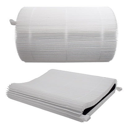 Fre.Filtor 2-pcs Replacement Carbon HEPA Filters & 2-pcs Fabric Pre-Filter for Blueair Blue Pure 411 / Blue 3210 / Joy S Air Purifiers