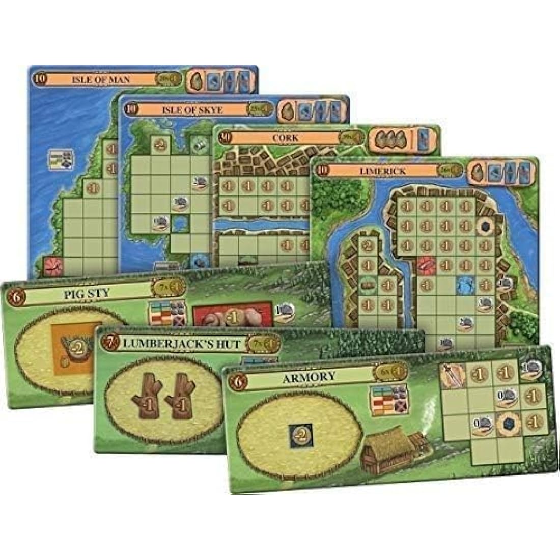 Feuerland Spiele, A Feast for Odin: The Norwegians, Board Game Expansion, Ages 14+, 1-4 Players, 30-120 Minutes Playing Time