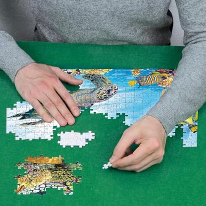 Clementoni- Puzzle Mat: Keep Pieces Together & Build Anywhere, Easily and Safely Store Your Puzzle (18+ Months)