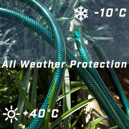 Faithfull 15M (49ft) Reinforced Hose 12.7mm (1/2 Inch) Diameter – PVC Garden Hose Pipe