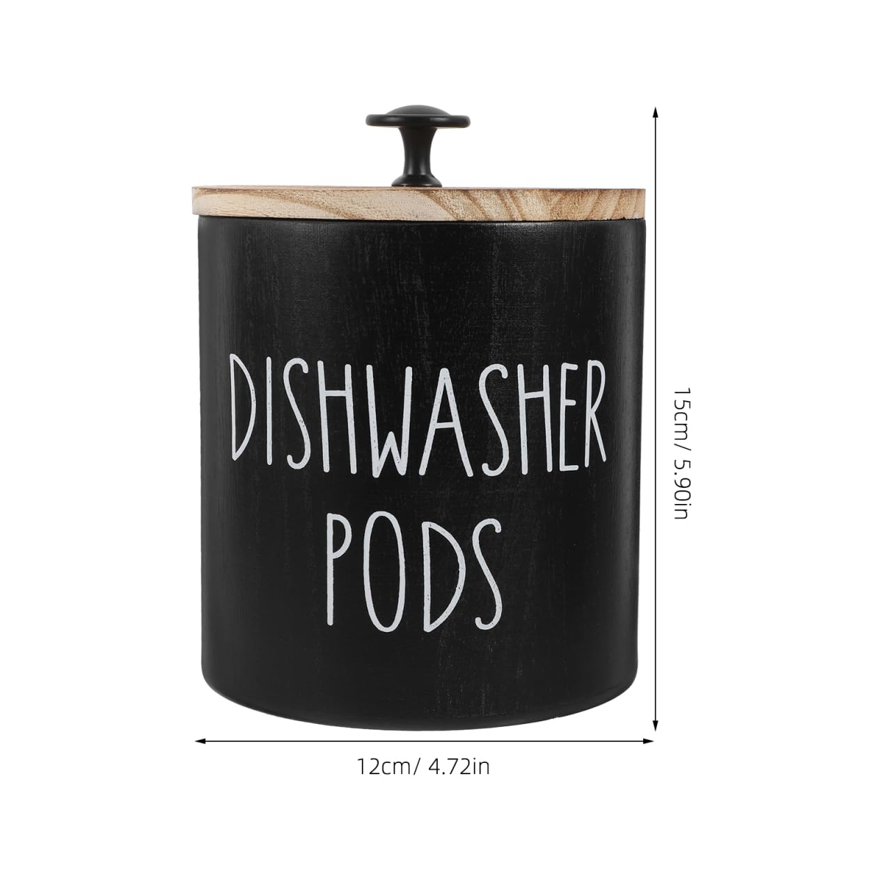BESPORTBLE Dishwasher Pod Holder with Lid Round Dishwasher Tablet Storage Container for Laundry Laundry Tablet Container Storage Bin with Lid for