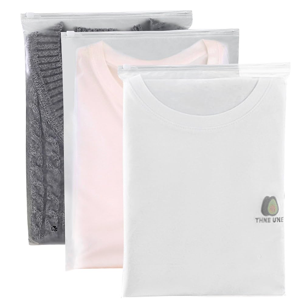 30pcs Reusable Plastic Ziplock Bags, 30 * 40cm Ziplock Hospital Bag for Maternity