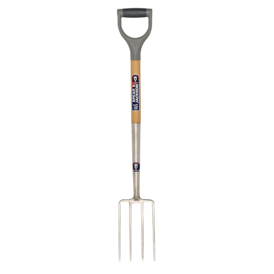 Spear & Jackson 1561BF Neverbend Stainless Border Fork, Blue