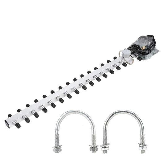 ciciglow Yagi Antenna, 2.4G 25dBi High Gain Wireless Router Network Card 16 Unit Directional Network Card Linear vertical Type 1.5m Long Antenna