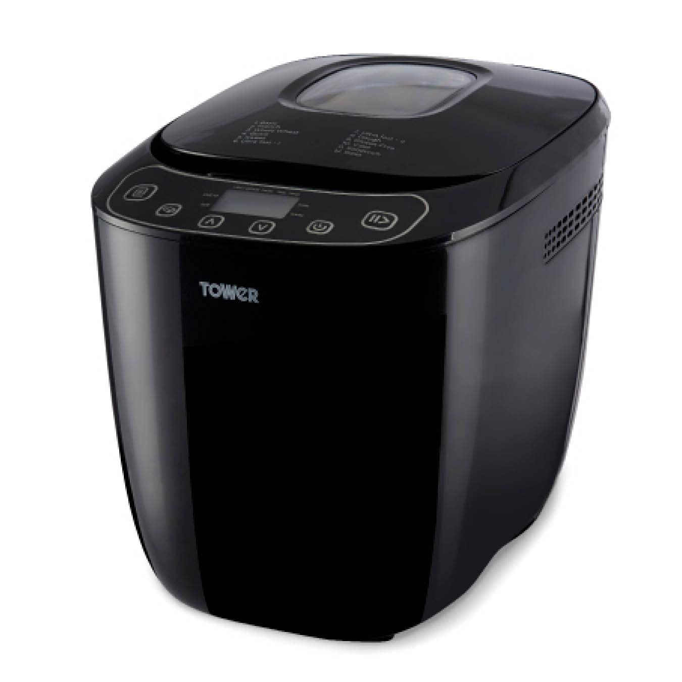Tower T11003 2 lb Digital Bread Maker with 12 Automatic Programs, 13 Hours Delay Timer, 60 Minutes Keep Warm Function, Adjustable Crust Control,