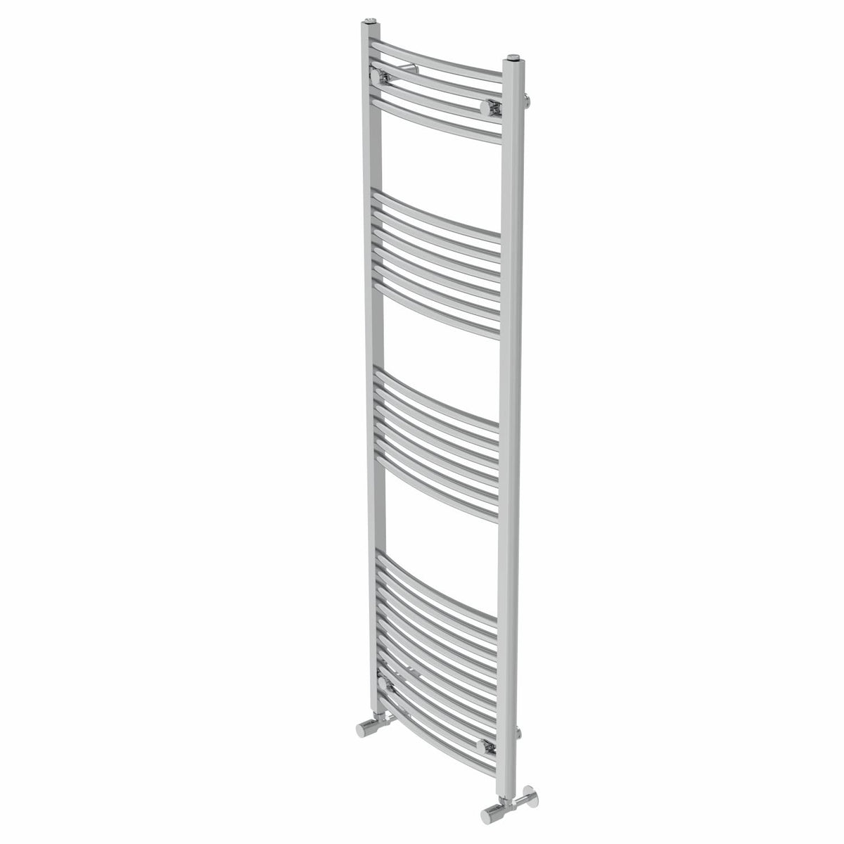 Warmehaus Curved Heated Towel Rail Chrome Radiator 1600x500mm