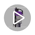 Vax Mach Air Upright Vacuum Cleaner; High performance, Multi-cyclonic, with No Loss of Suction; Lightweight - UCA1GEV1, 1.5 Litre, 820W, Purple