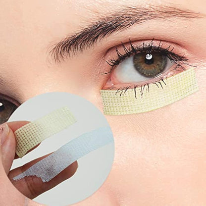 3 Rolls Eyelash Tape, Adhesive Lash Extension Tape Breathable Micropore Fabric Tape Lash Extensions Supplies, Breathable Micropore Fabric Eyelash Tape