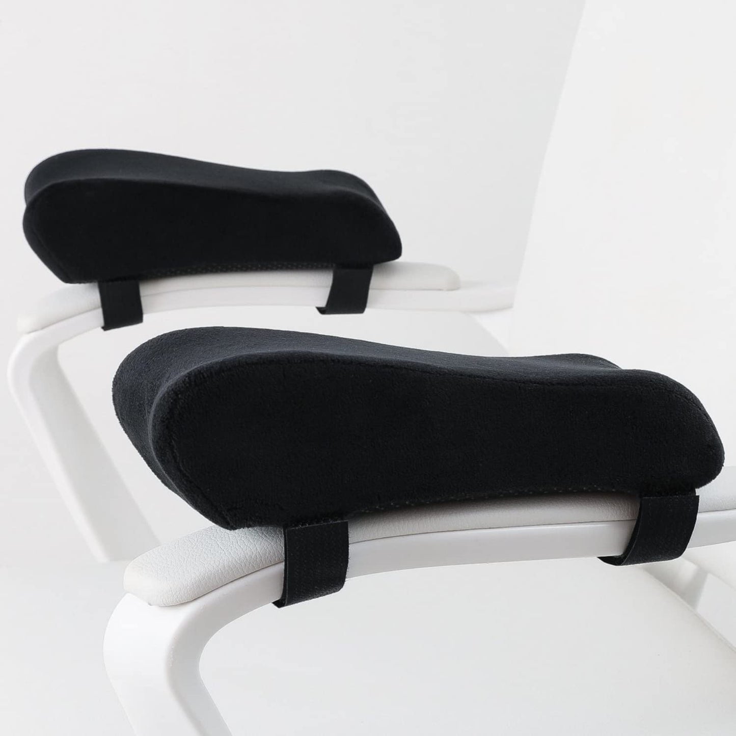 LargeLeaf Chair Ergonomic Armrest Pads Elbow Pillow Pressure Relief Office Chair Gaming Chair armrest with Memory Foam armrest Pads 2-Piece Set of