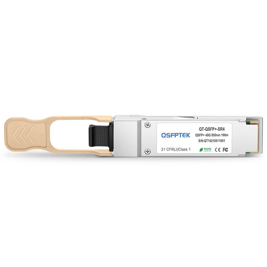 QSFPTEK 40G QSFP+ Module MTP/MPO Multi-Mode Transceiver 40GBASE-SR4 for Cisco QSFP-40G-SR4 (850nm, 150m, with DDM)