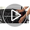 Sekey 200L Folding Festival Trolley with All-Terrain Extra Wide Wheels and Brake, Heavy-Duty Cart Loadable up to 150KG, Patented Four-Directional Foldable Design, Wagon for Beach Camping Outdoor, Grey