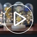 TINYOUTH 24K Golden Rose in Glass Dome, Gold Plated Light Up Flowers Batteries Included Rose Gifts for Women/Her/Mum Wedding Anniversary Valentines Birthday Xmas