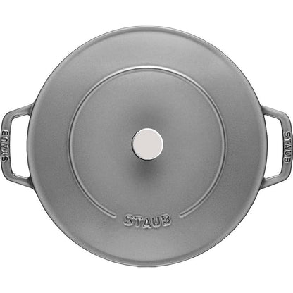 STAUB Cast Iron Chistera, Grey, 24 cm