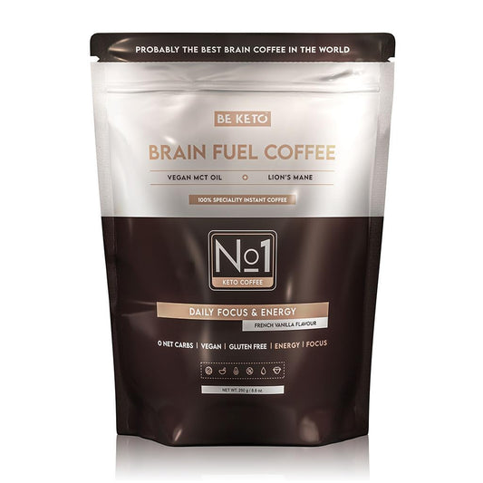 Soluble Coffee - Brain Fuel (MCT Oil &a Lion's Mane) - French Vanilla 250g