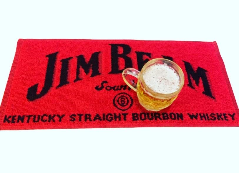Alcohol Jim Beam Bar Towel - Official Branded Jim Beam For Home Bars & Pubs
