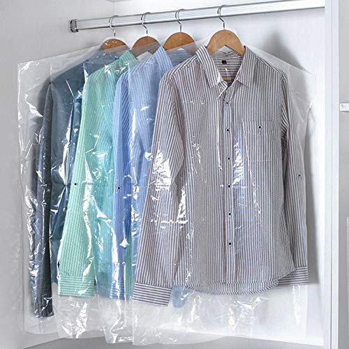 Uk Store 247 Plastics Polythene Garment Clothes Covers Dry Cleaner Bags 24" x 38" / 609mm x 965mm -100 Gauge Pack of 20