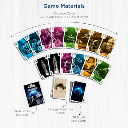 Thames & Kosmos | 691868 | The Crew: The Quest For Planet Nine | Cooperative Trick Taking Game | 50 Different Missions | 3-5 Players | Ages 10+