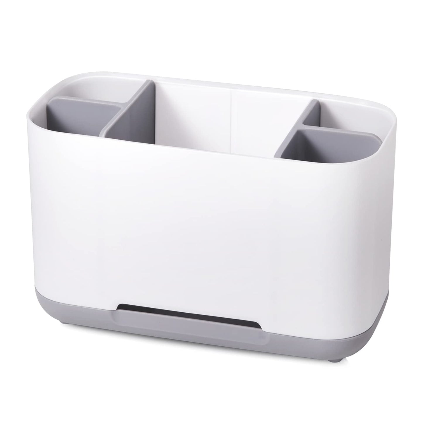 Toothbrush Holder & Organizer, Electric Toothbrush Stand with Tumbler, Non-Slip Base, Drainage Hole, for Bathroom Sink Worktop