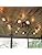 OYIPRO Ceiling Light Fitting, 8-Light Chandelier Lamp, Creative Ceiling Lighting Fixture, E27 Base Black for Dining Room Kitchen Bedroom…