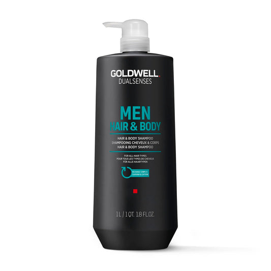 Goldwell Dualsenses Men Hair and Body Shampoo, 1 Litre