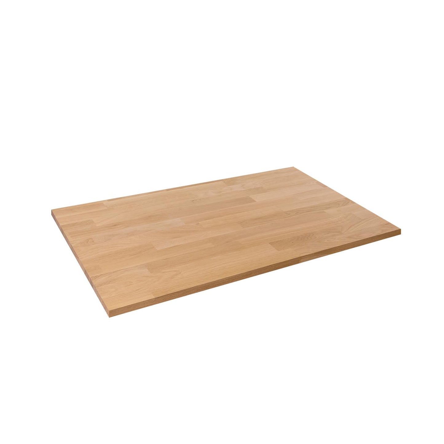 domli Solid Wood Oak Office Desk Top | 1200mm x 600mm x 27mm | Premium European Wooden Rectangular Tabletop