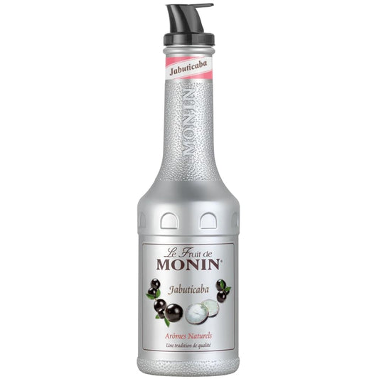 MONIN Jabuticaba Fruit Mix Puree 1L for Cocktails and Mocktails. Vegan-Friendly, Allergen-Free, 100% Natural Flavours and Colourings. 2-in-1