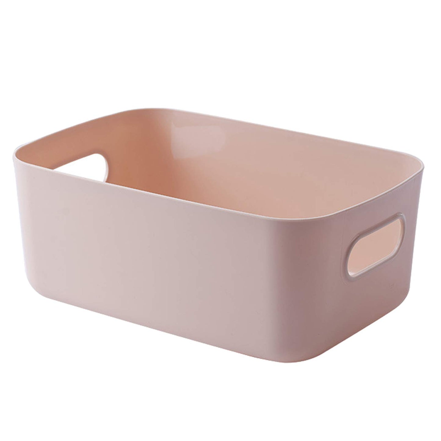 JMYDecor Storage Boxes,Rectangular Box, Set of 3 Plastic Studio Baskets Organiser For Kitchen, Home, Office Bathroom