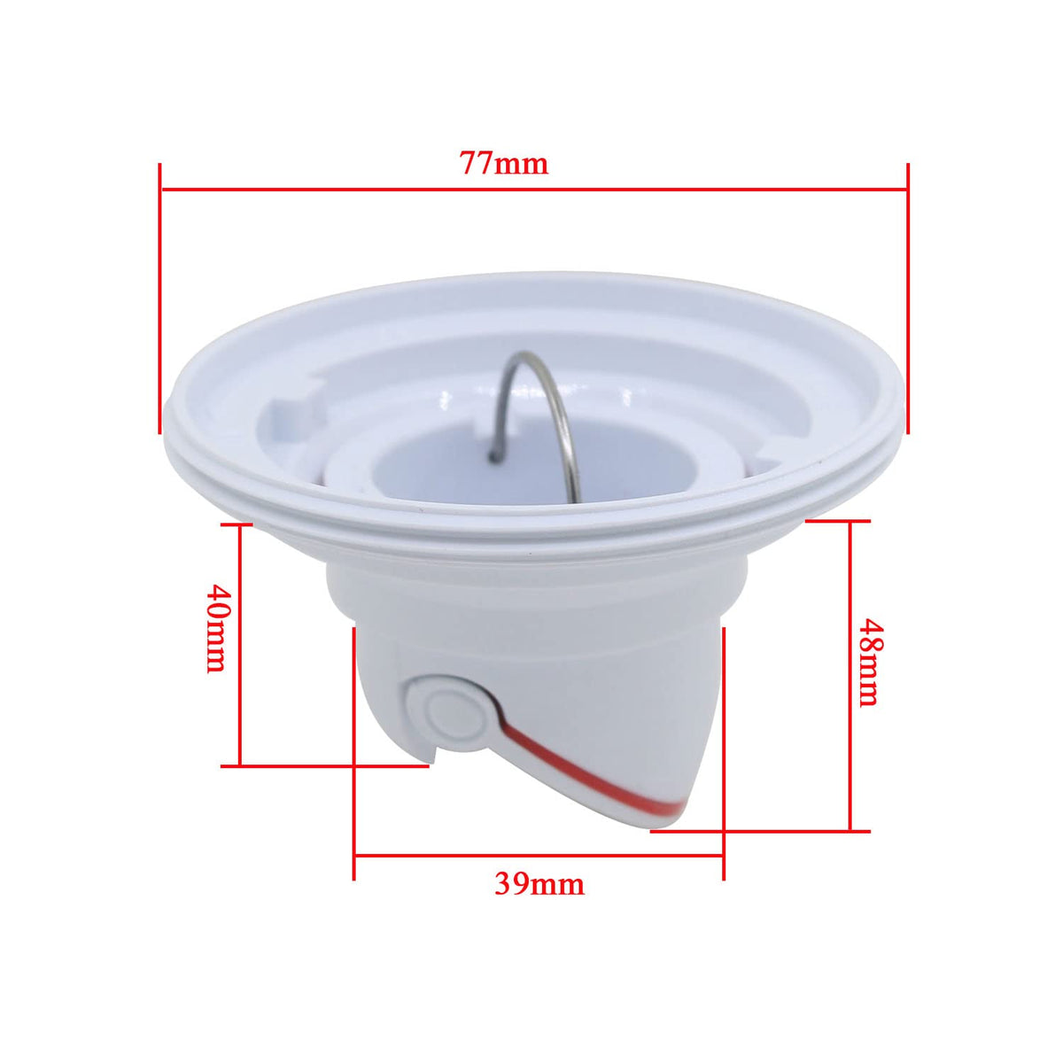OemClima One way drain plug shower sewer backflow preventer floor drain deodorant anti odor floor drain insert anti insect 2pcs