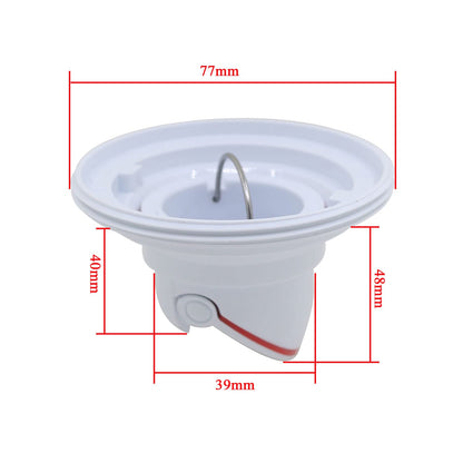 OemClima One way drain plug shower sewer backflow preventer floor drain deodorant anti odor floor drain insert anti insect 2pcs
