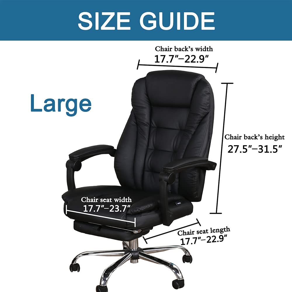 Bestenrose Office Chair Cover Stretch Computer Desk Chair with Arm Covers