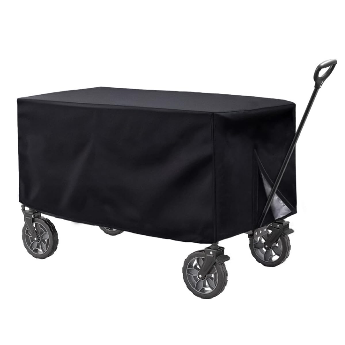 VOANZO Foldable Wagon Camping Trailer Cover, 420D Thickened Oxford Cloth Cover For Camping Trolley,Outdoor Waterproof (97x56x51cm 420D)