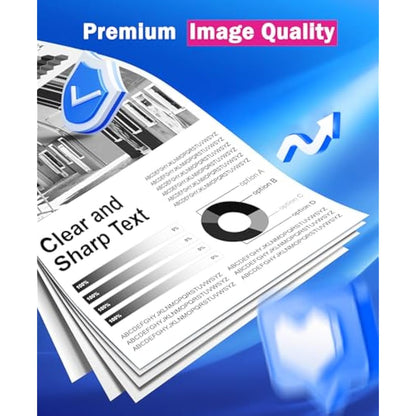 SODFACE 6510 6510XL Toner Cartridges Compatible for 6510 6515XL Xerox WorkCentre 6515 Toner 6515 6515N 6515DN 6515DNI 6515DNM Phaser 6510DN 6510DNI 6510N Printers (4 Pack, Black Cyan Yellow Magenta)