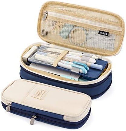 EASTHILL Big Capacity Pencil Pen Case Office College School Large Storage High Capacity Bag Pouch Holder Box Organizer