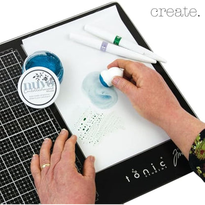 Tonic Studios Glass Cutting Mat, Black, 14" x 23"