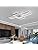 Diossad Modern LED Ceiling Lamp, Dimmable 2700K-6500K Flush Mount Chandelier for Bedroom, Living Room, Kitchen, Hallway, Office