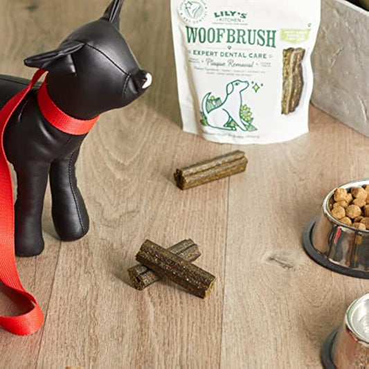 Lily's Kitchen Woofbrush Dental Chew - Natural Dental Sticks for Small Dogs (7 x 22g)