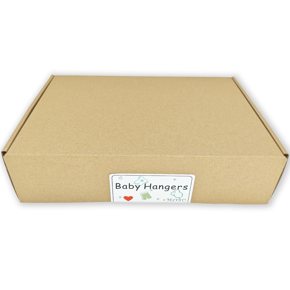 Baby Hangers MOBU 40 Pack Baby Coat Hangers for Clothes Newborn Toddler