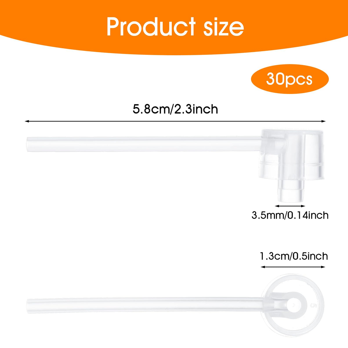 30 Pcs Perfume Refill Pumps with Leak-Proof Design, Dispenser Pumps Transfer Tool for Toners Conditioning Water